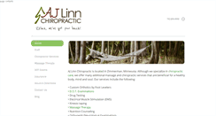 Desktop Screenshot of ajlinnchiro.com